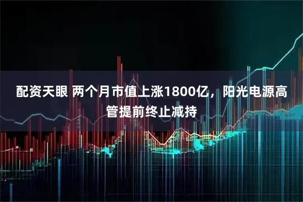 配资天眼 两个月市值上涨1800亿，阳光电源高管提前终止减持